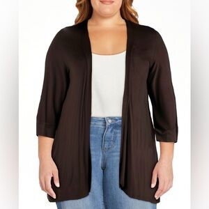 24 Seven open front Cardigan size 2X NWT